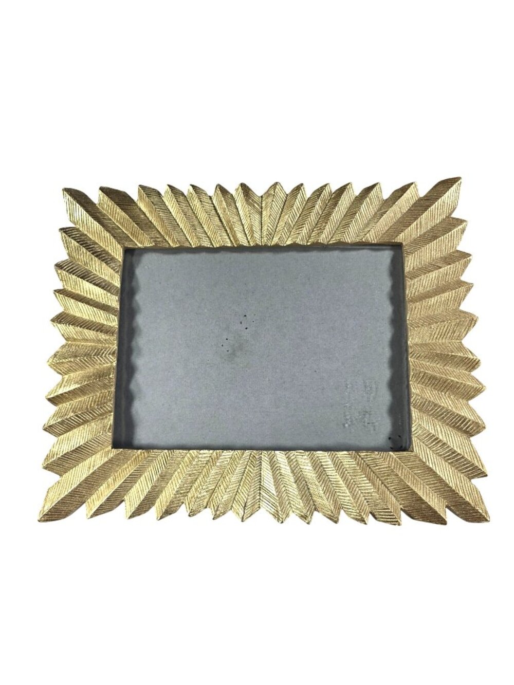 Gold Chevron Leaf Photo Frame 5x7 Concepts In Time  sunburst Table decor